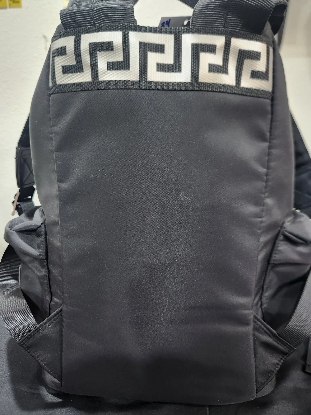Versace Black Backpack